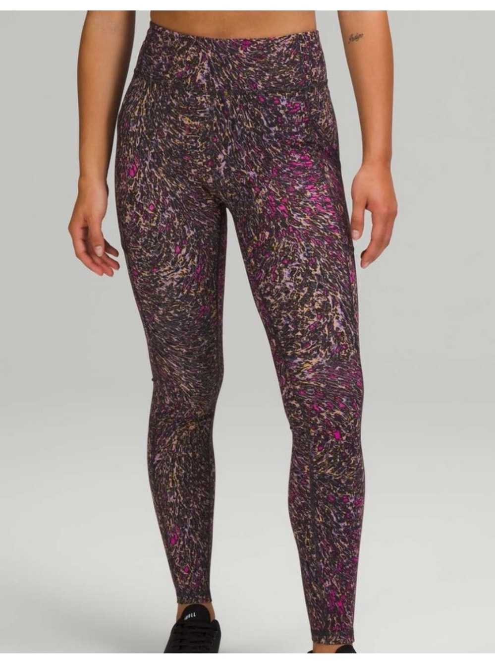Lululemon Invigorate High-Rise Tight 25" Topography Multi Color Leggings size 8